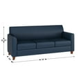 thumbnail image 4 of Flash Furniture Navy LeatherSoft Sofa, 4 of 9