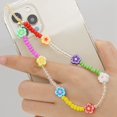 thumbnail image 4 of Beaded Phone Lanyard Colorful Flower Phone Chain Strap Cellphone Wrist Strap, 4 of 10