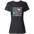 thumbnail image 3 of Inktastic 100 Days of School Pastel Stars Women's T-Shirt, 3 of 5
