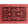 thumbnail image 1 of Ahgly Company Indoor Rectangle Oriental Red Industrial Area Rugs, 7' x 10', 1 of 4