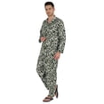 thumbnail image 3 of Inkmeso Men's Cotton PJs Printed Sleepwear Lounge Wear Top & Bottom Pajama Set, 3 of 7
