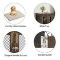 thumbnail image 7 of UniPaws  Small Pet Crate with Tray -  Rustic, 7 of 7