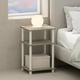 thumbnail image 1 of Mesa Furinno Just de 3 niveles, roble Sonoma blanco, 29 x 34 x 58 cm, 1 of 6