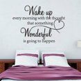 thumbnail image 2 of Wake Up Removable Quote Wall Sticker for Home Room Wall Decoration, 2 of 6