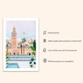 thumbnail image 2 of Marrakech Art Print, Morocco Art Print, Marrakech Poster, Travel Print, Travel Poster, Moroccan Decor, Housewarming Gift (Unframed) (12x18), 2 of 6