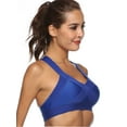 thumbnail image 6 of Women's Sports Bra Racerback Full Coverage Wireless Bra Active Wear Yoga Gym Workout, 6 of 7