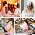 thumbnail image 3 of Cute Eye Mask for Sleeping 3 Pieces Cartoon Cat Dog Face Eye Cover Funny Animal Sleeping Mask Soft Lightweight Night Sleep Masks Kitty Eye Mask Blindf, 3 of 4