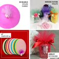 thumbnail image 4 of Efavormart 125pcs/ pk 9" Tulle Circles For Party Decorations Banquet Event Sewing DIY Crafts Fabrics Sewing - Pink, 4 of 7