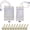 25mm/0.98inch, variant on 10 Pcs Self-Sealing Latex Male External Condom Catheter Kit, Includes 1000ml Urine Leg Bag + 2000ml Hanging Drainage Bag, Complete Incontinence Urinary Collection System for Men