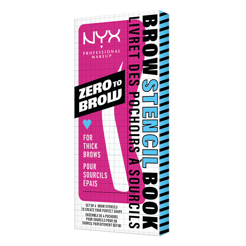 Nyx Professional Nyx Zero To Brow Stencil For Thick Brws