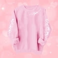 thumbnail image 2 of Chandail en Molleton Graphique Cœur Mignon Femme 2026 Saint-Valentin Manches Longues Col Rond Chandail en Molleton Femme Chandail, 2 of 4