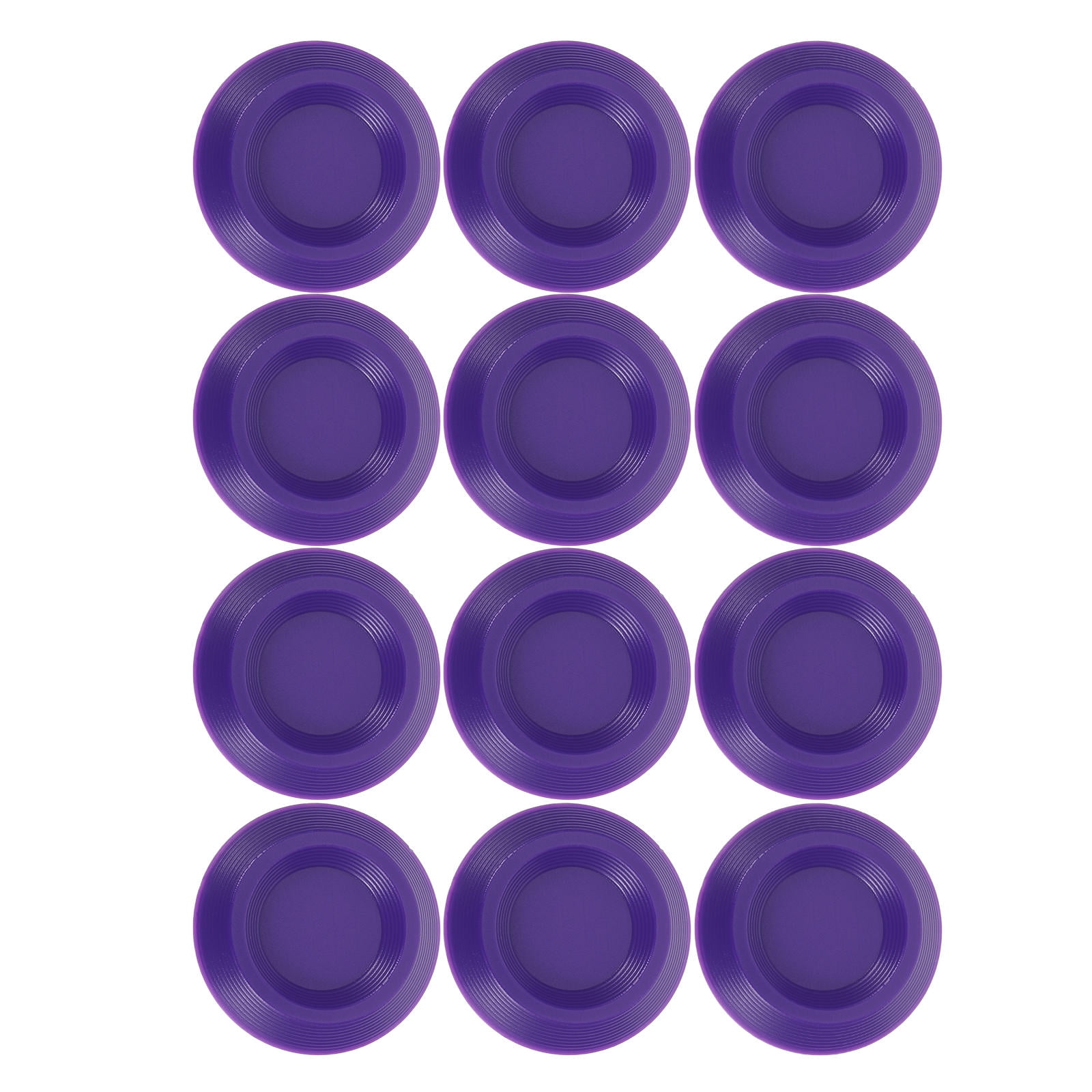 HAMPPLIES 12Pcs Portable Purple Bearded Dragon Feeding Dish for Small Reptiles
