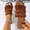 Brown, variant on Women's Beach Flat Sandals Rhinestone Fringe Square Toe Open Toe Indoor Outdoor Home Comfort Slippers