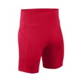 thumbnail image 6 of Biking Shorts for Men with Pockets 8''/5''/3'' High Waisted Yoga Workout Gym Spandex Tummy Control Athletic Shorts Red, Size XXL, 6 of 6