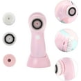 thumbnail image 3 of Face Brush Electric Facial Charge Massage Brush Face Cleaning Machine Body Cleansing Brush Face Cleaning Brush Facial Pore Cleaner Three in One Brush Face Massage Brush， 2 Speeds, 3 of 9