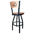 thumbnail image 2 of Holland Bar Stool  36 in. L038 - Black Wrinkle Montana State Swivel Bar Stool with Laser Engraved Back, 2 of 3