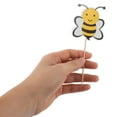 thumbnail image 5 of OFFIGAM Yellow Themed Cupcake Toppers Paper Decorations for Birthday Party Supplies, 72 Pieces Set, 5 of 7