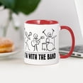 thumbnail image 3 of CafePress - Stick Man Band Mug - 11 oz Ceramic Mug - Novelty Coffee Tea Cup, 3 of 4