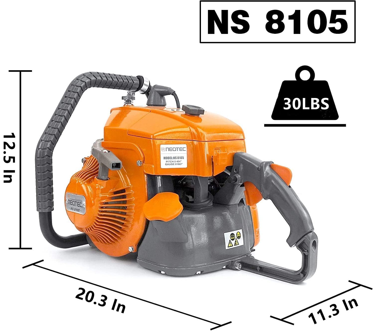 105cc Gas Chainsaw with 42'' Bar and Chain Compatible with G070 070 090 For Chainsaw Mill