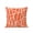 Orange, variant on 1 Pack Outdoor Throw Pillow, Black Geometric Waterproof Pillow with Insert Included, Abstract Stripes Modern Simple Decorative Accent Cushion Sofa Pillows for Patio Porch, 16 x 16 In