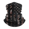 thumbnail image 2 of AWASD Summer Cooling Neck Gaiter Face Masks for Men Women July 4th Independence Day Neck Gaiter Fishing Mask UV Sun Protection Casual Face Mask One Size Black, 2 of 4