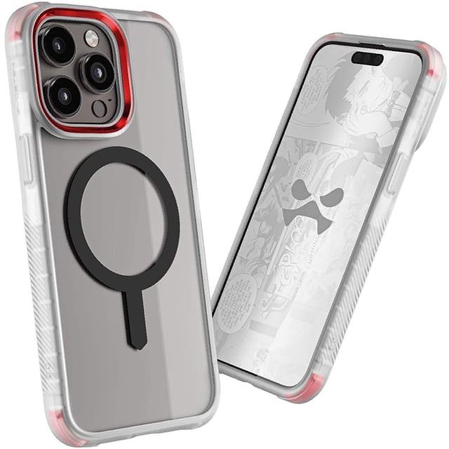 Funda GHOSTEK Covert para iPhone 15 PRO Transparente MagSafe