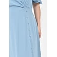 thumbnail image 4 of Vestido largo con abertura Roman Fashion / Tallas Extras, 2010 (Azul claro) azul 36, 4 of 6