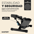 thumbnail image 3 of Sitting is the new smoking - Mini Escaladora Multifuncional con Bandas de Resistencia y Pedales Antideslizantes: Stepper Portatil, Monitor LCD y Regulador de Tensión, Escaladora para Ejercicio en Casa, 3 of 7