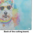 thumbnail image 5 of Carolines Treasures DAC2570LCB 15 x 12 in. Westie Hippie Dawg Glass Cutting Board - Large, 5 of 5