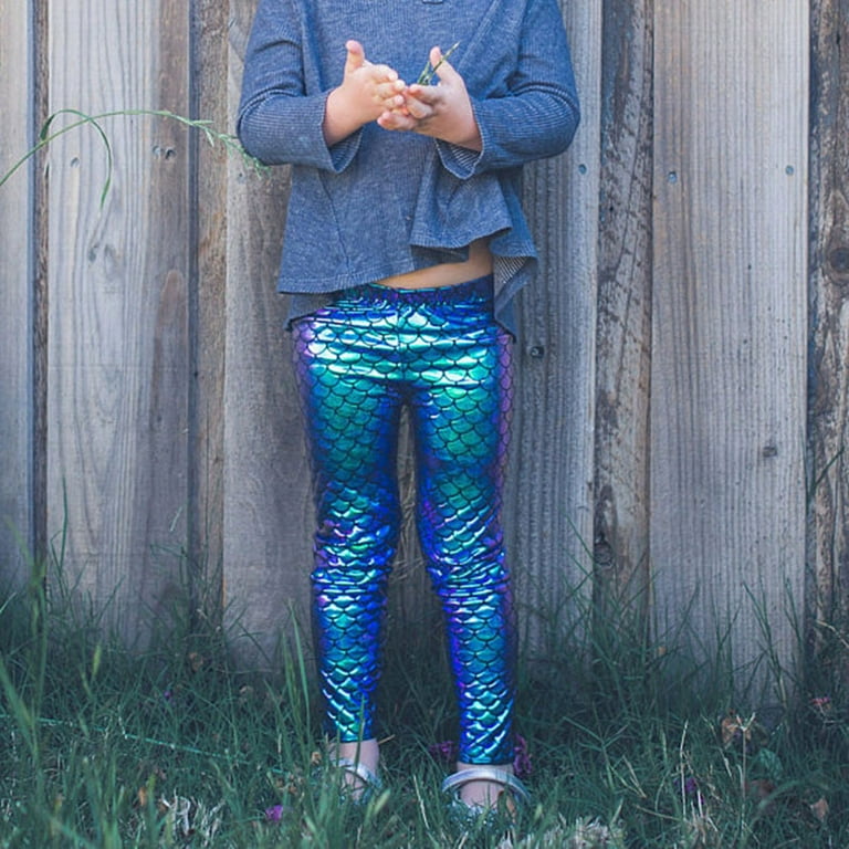 Mermaid leggings cheap walmart