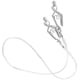thumbnail image 5 of Línea de Clip de cabeza de lámina cable de sable de esgrima de acero inoxidable alambre de soporte de máscara de esgrima, 5 of 6