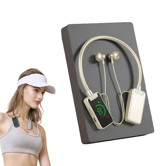 Streaming Headphones,Wireless Sound Card Live Streaming Earphones, Wireless Sound Card Live Broadcasting and Audio Editing Earphones,Waterproof Wireless Neckband Bluetooth Headphones with Display (9)