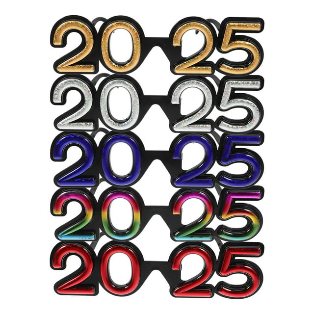 Shisuyan Photography Props Eyeglasses Assorted Color PC For Event Organizers 8 06X5 50X2 36In 5Pcs