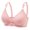 Pink, variant on Samickarr Plus Size Bra For Women Thin Full Coverage Extra-Elastic Lace Trim Breathable Fit Adjustable Underwire Bra Set