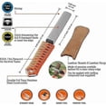 thumbnail image 3 of 181N Dual Grit Diamond Sharpener with Thick/Super Fine Leather, 325/1200 Grit Whetstones for Knives and Axes, Knife Sharpener, 3 of 4