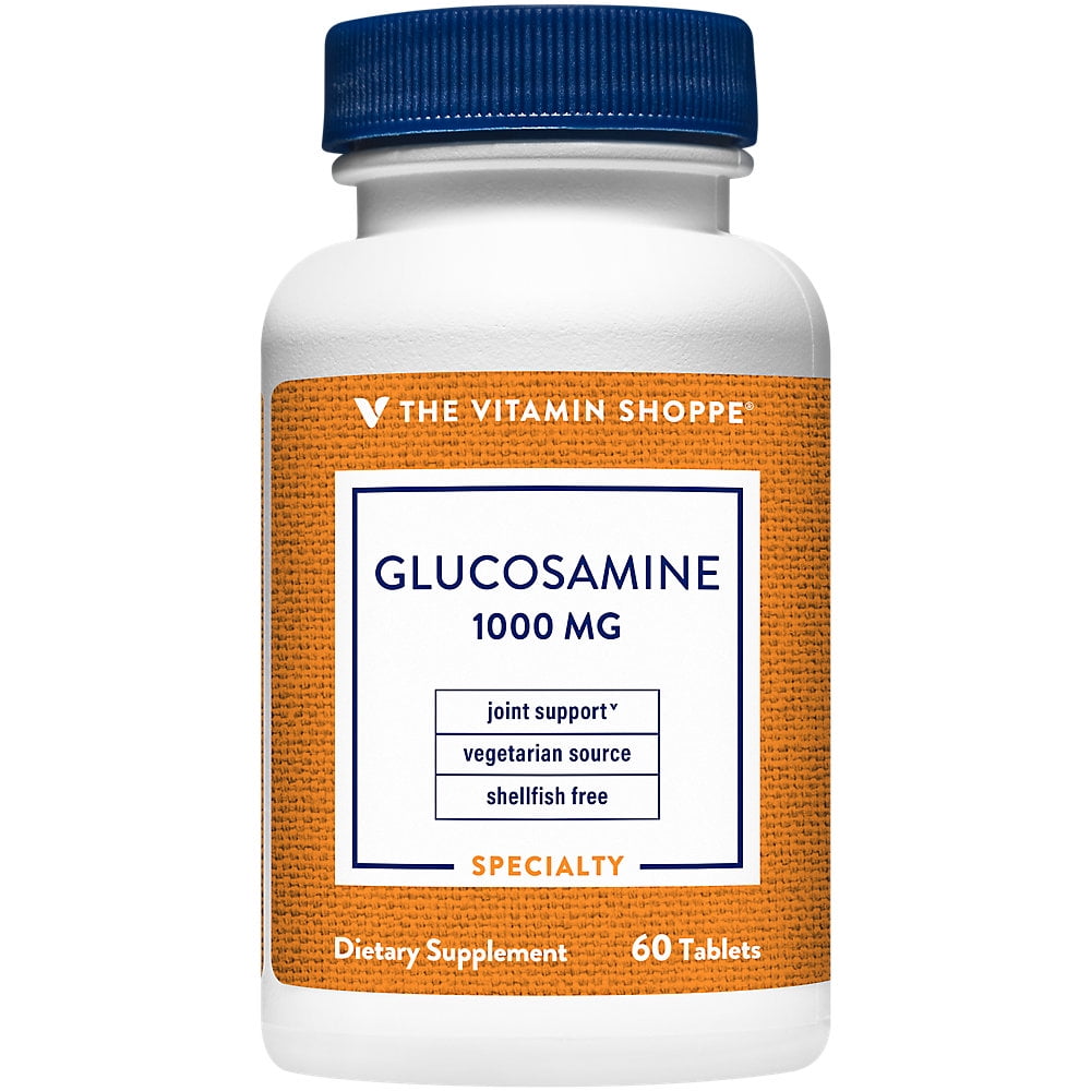The Vitamin Shoppe Glucosamine 1,000MG, Vegetarian Source Shellfish