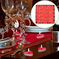 thumbnail image 2 of Tea Lights Candles Set - 50 Pcs Heart Candles, SSNTSY Unscented Candles for Proposal, Anniversary, Romantic Night, Wedding Decor, 2 of 8