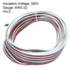 thumbnail image 3 of Cable Eléctrico de Cobre Estañado de 22 Calibres y 3 Conductores Uxcell de 49FT para Tiras LED, Lámparas y Cableado Residencial, 3 of 7