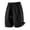 Black@GC@, variant on CONZONE Mens Athletic Shorts With Mesh Liner Elastic Waist Drawstring Football Shorts For Men Graphic Lightweight Loose Fit Quick Dry Activewear