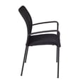 thumbnail image 4 of 72" x 30" Kobe Training Table- Mocha Walnut and 2 Mario Stack Chairs, 4 of 7
