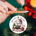 thumbnail image 2 of Duck Baby Ornament Xmas, Personalized Expecting Baby First Time Parent Gifts, Baby Duck Ornament, Custom Name Baby's First Christmas Ornament, Pregnancy Announcement Christmas Tree Decorations ziVawe, 2 of 6
