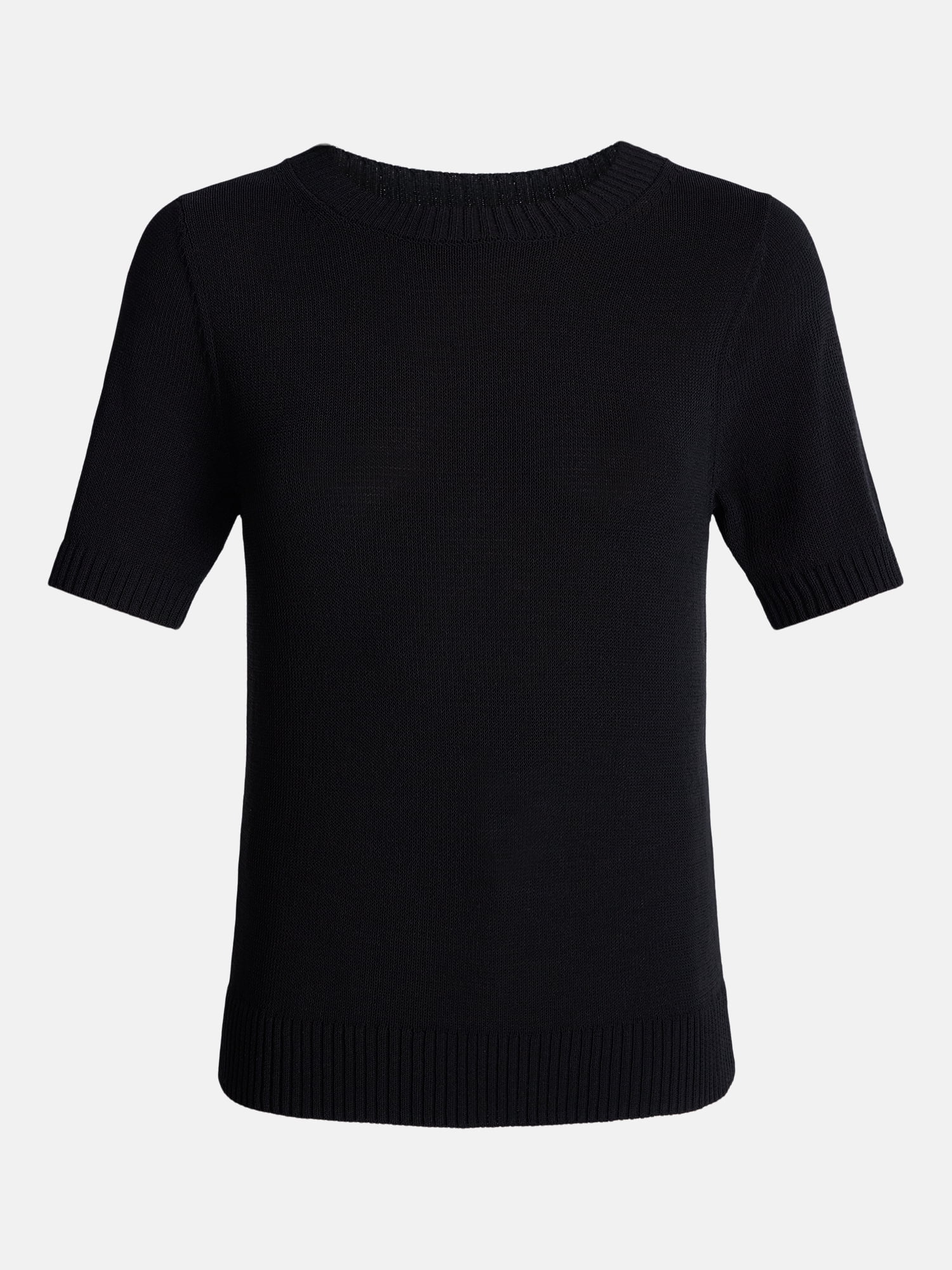 Time and Tru Women's Crewneck Sweater with Short Sleeves, Lightweight, Sizes XS-XXXL