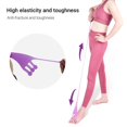 thumbnail image 3 of Purple Pull Handles Resistance Bands High Elasticity Wear Resistant Fine Workmanship Muscle Training Shaping Pull Rope For Exercise, 3 of 5