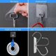 thumbnail image 5 of Estbridge - Paquete de 10 ganchos adhesivos grandes multiusos de alta resistencia con capacidad máxima de 17 kg. Ganchos de pared para colgar, grandes, impermeables, para organización., 5 of 5