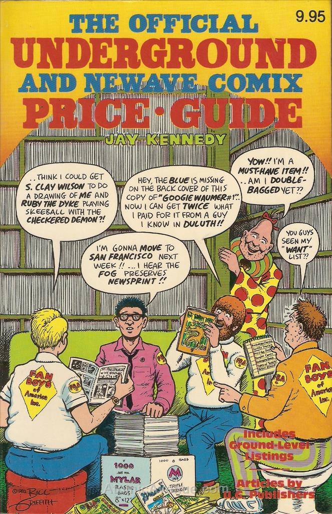 Official Underground and Newave Comix Price Guide, The #1 VF ; Harmony Comic Book