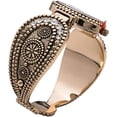 thumbnail image 4 of Blekon Collections Quartz Womens 32mm Case Intricate Cuff Bangle Watch, 4 of 5