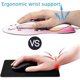 thumbnail image 2 of Cute Mouse Pad Wrist Support - Kawaii Mousepad Anime Mouse Pad Corgi, Ergonomic Mouse Pad with Wrist Rest, Comfortable Computer Mouse pad for Laptop, 2 of 3