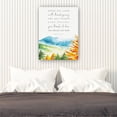 thumbnail image 3 of Bible Verse Wall Art Nature Landscape Posters Psalm 100 4 Decorations Modern Painting Canvas Artwork For Office Unframed 16x24 in, 3 of 5