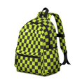 thumbnail image 2 of Yellow and Black Checkered Pattern Backpack for School, Cute School Bag with Adjustable Shoulder Straps and Padded Back, 13.4"x11"x4.7", 2 of 5