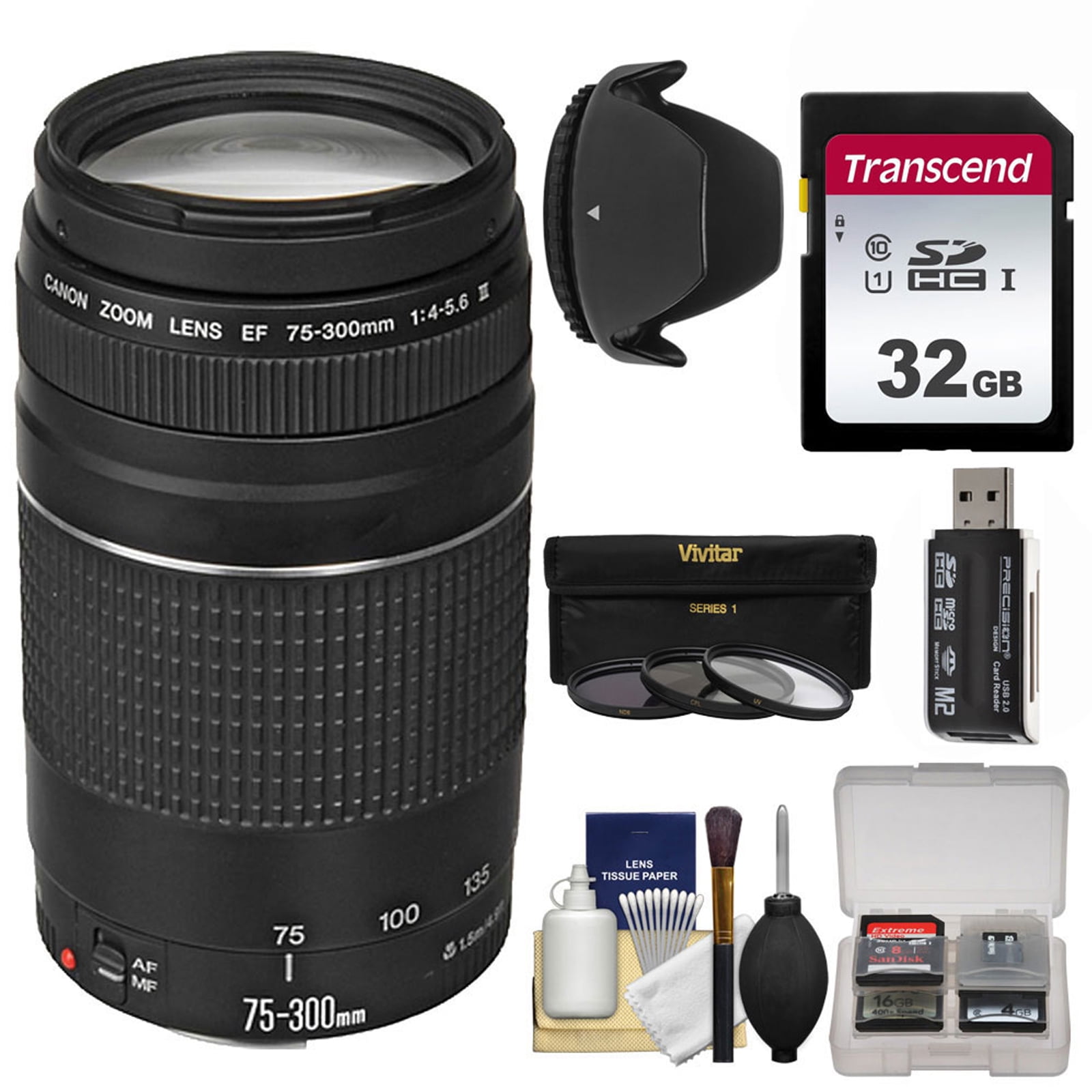 【C7023】Canon EOS 5D MarkII + EF 75-300 Canon EF 75-300mm f/4-5.6 III Telephoto Zoom Lens : Amazon